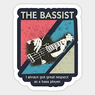 Bass guitarist Sticker